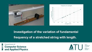 Variation Of The Fundamental Frequency Of A String With Length - Physics & Instrumentation, Atu