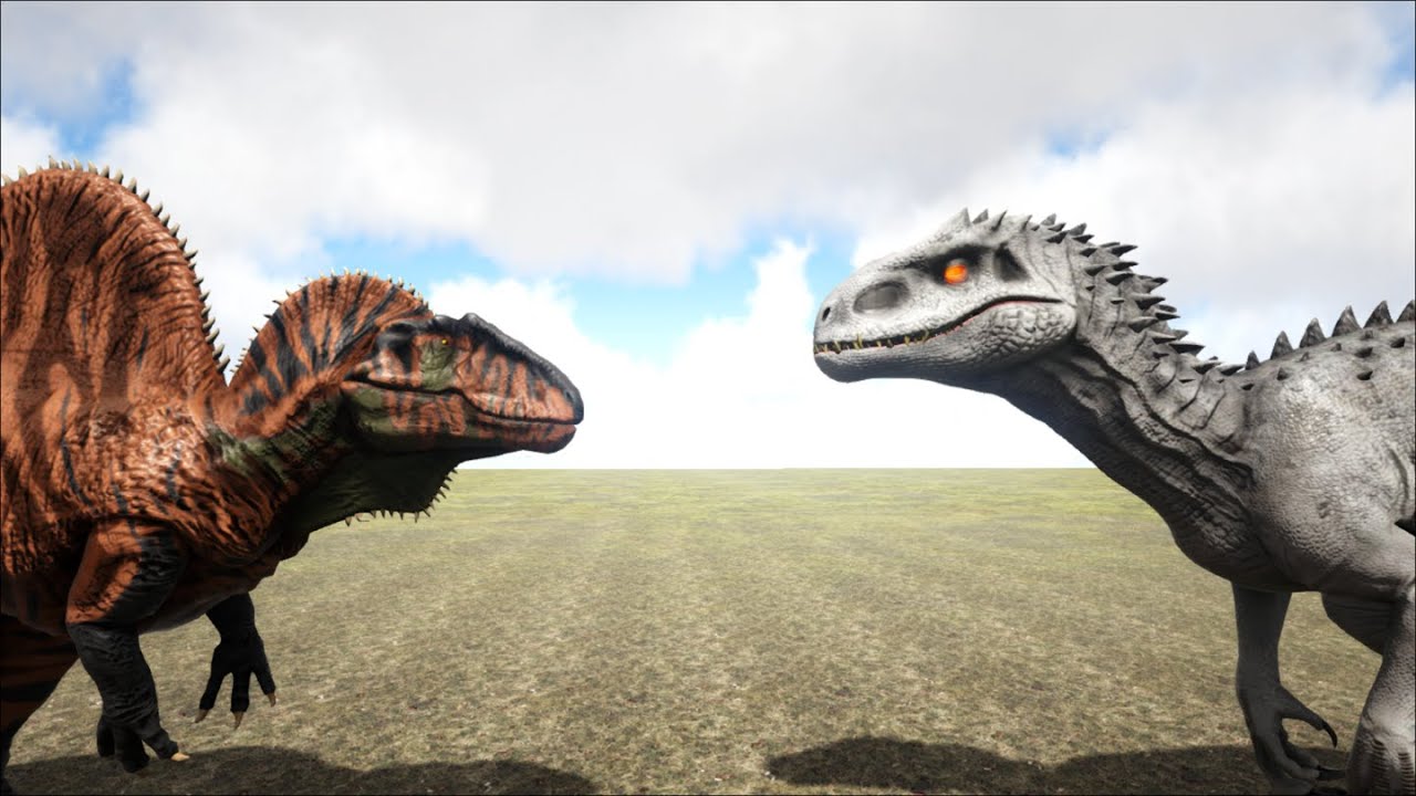 SAURONIOPS VS LARGE/MOD DINOSAURS | ARK: Survival Evolved