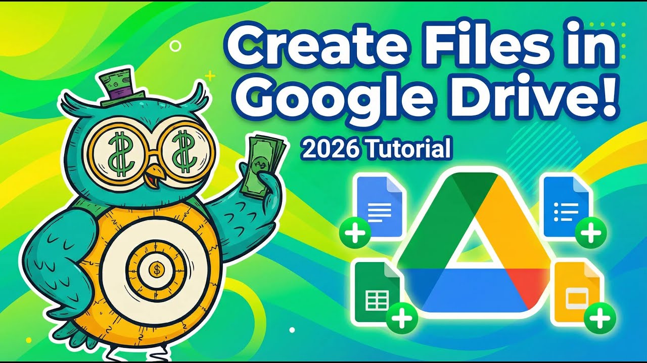 Google Drive Tutorial – How to Create Files (2026)