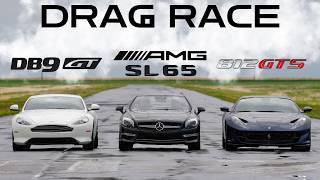 AMG SL65 vs 812 GTS vs DB9 GT