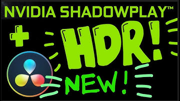 How to edit and upload Nvidia Shadowplay HDR videos - Davinci Resolve Studio 17.4
