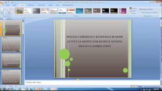 IEEE 2015 MATLAB SPATIAL COHERENCE BASED BATCH MODE ACTIVE LEARNING FOR REMOTE SENSING IMAGE CLASSIF
