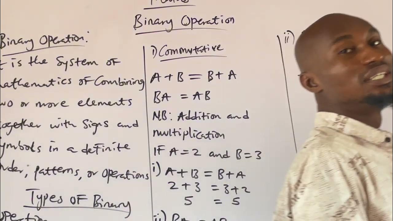 Introduction to Binary Operations - YouTube