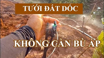 BẬT MÍ CÁCH DÙNG BÉC KHÔNG BÙ ÁP TƯỚI ĐỒNG ĐỀU ĐẤT  ĐỒI DỐC | VNPLANT