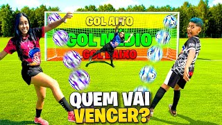 GOL BAIXO,GOL MÉDIO,GOL ALTO…QUEM GANHOU?  (O GOLEIRO ESTAVA NO MODO PRIME)
