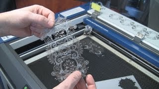 Laser Cut Paper  Intricate Lace Pattern with an Epilog Laser