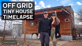 TIMELAPSE  Building An Off Grid Tiny House  Start to Finish