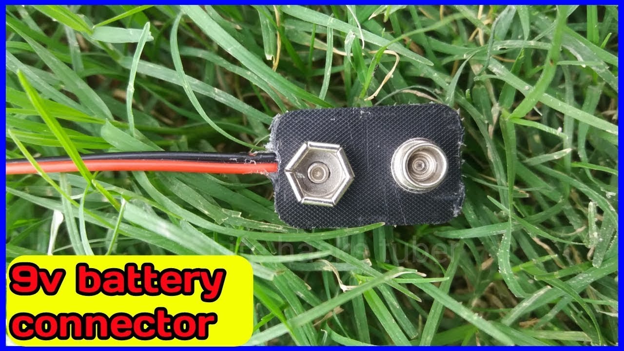 How to make 9v Battery  connector using old batteries at home very easy//