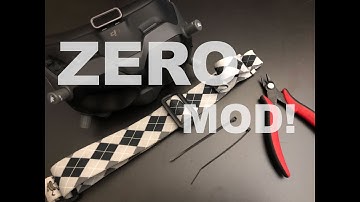 How-to: DJI HD FPV NO Mod Regular Strap (Fatshark Style) Mount Install