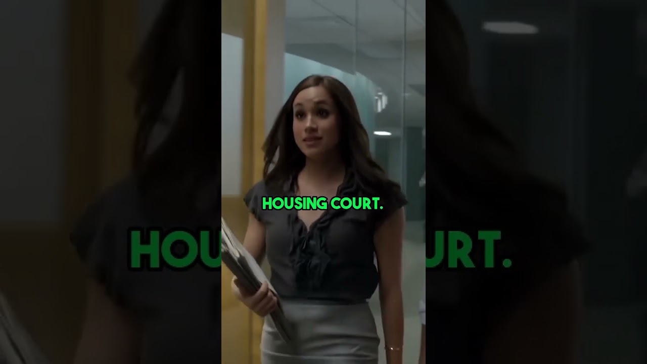 Rachel Zane & Mike Ross Having A Playful Conversation 