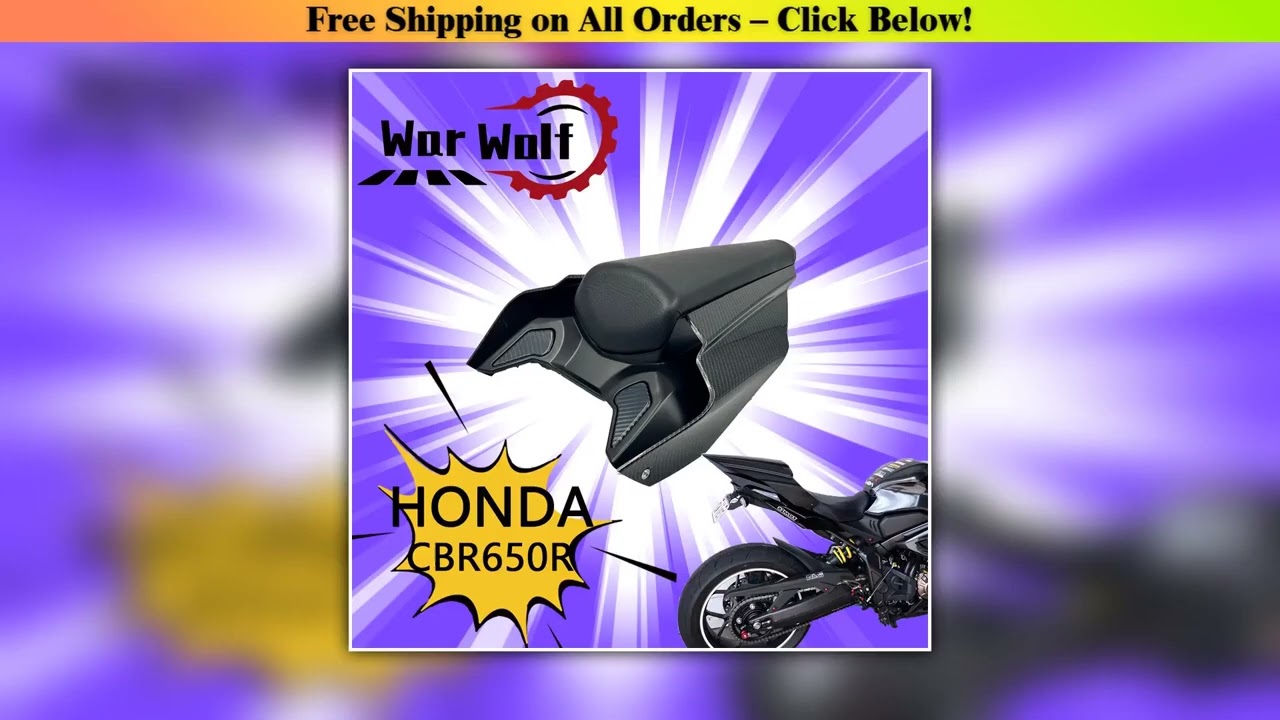 Motorcycle Accessories Fender Rear Seat Cover Tail Section Fairing Cowl For HONDA CB650R CBR650R