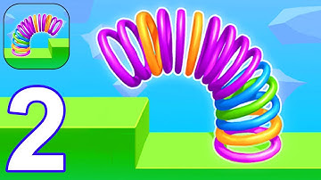 Slinky Run - Gameplay Part 2 All Levels 11-20 (Android, iOS) #2