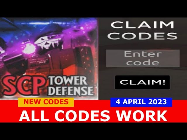 SCP Tower Defense Codes Wiki(NEW) [December 2023] - MrGuider