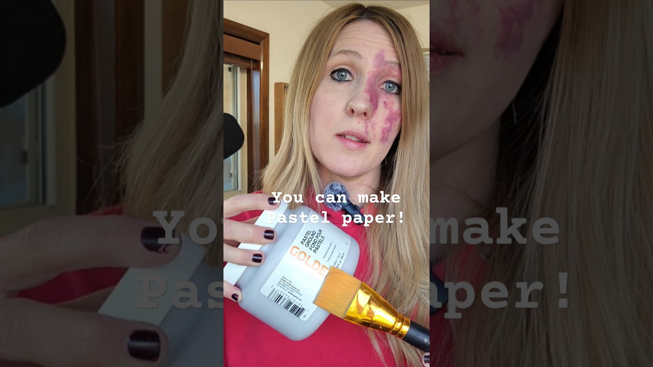 Make pastel paper, DIY Pastel Paper for soft pastels 