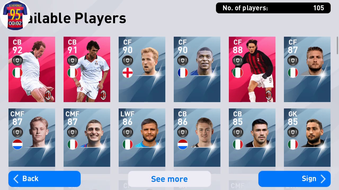 PES MOBILE -  ICONIC MOMENT  BLACK BALL