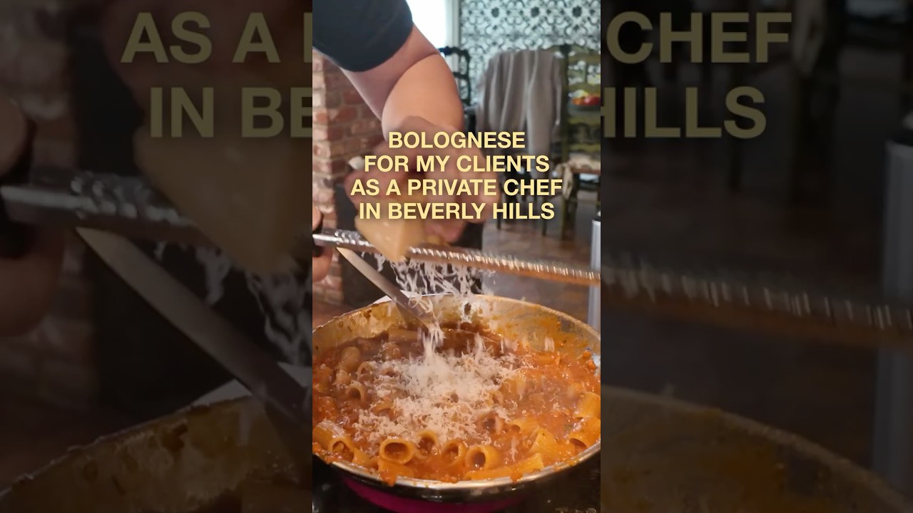 I made bolognese for my client as a private chef in Beverly Hills. I made bolognese for my client as a private chef in Beverly Hills.