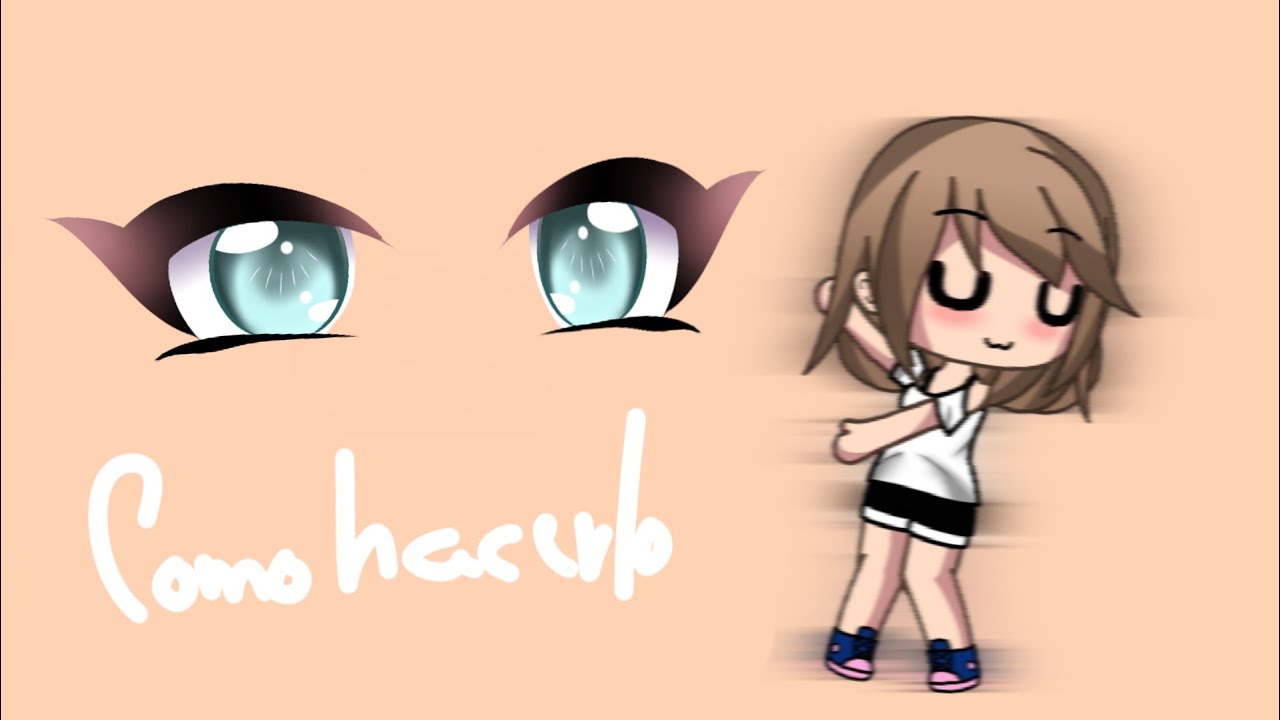 Como hacer ojos||gacha life||daila - YouTube