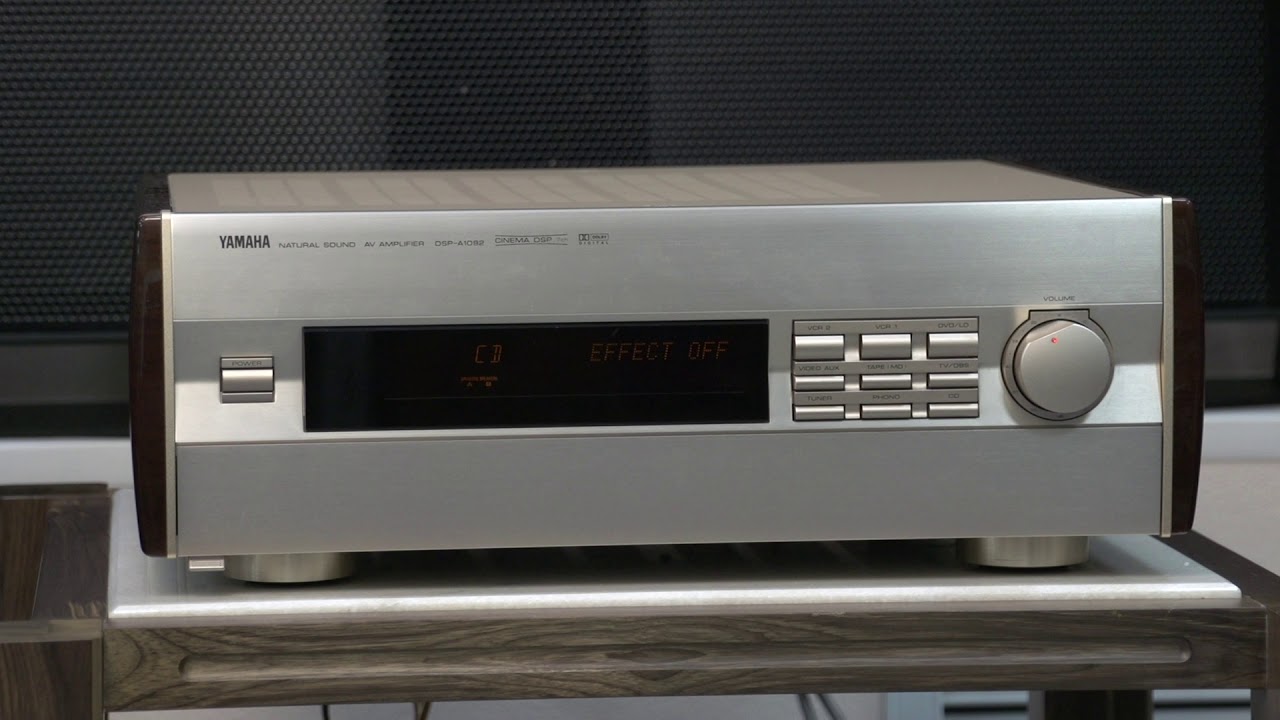 YAMAHA DSP-A1092 - YouTube