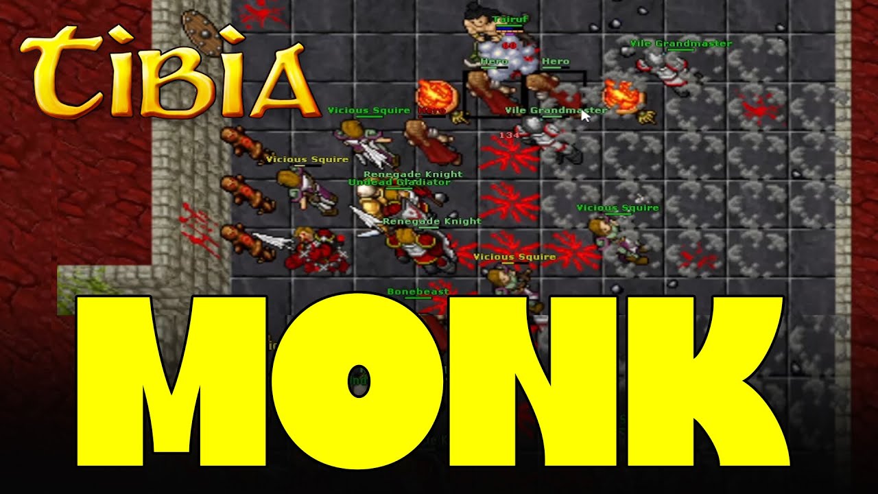 Tibia Youtube RAPIDOWE OLD HERO FOREST - MONK TIBIA #tibia - YouTube