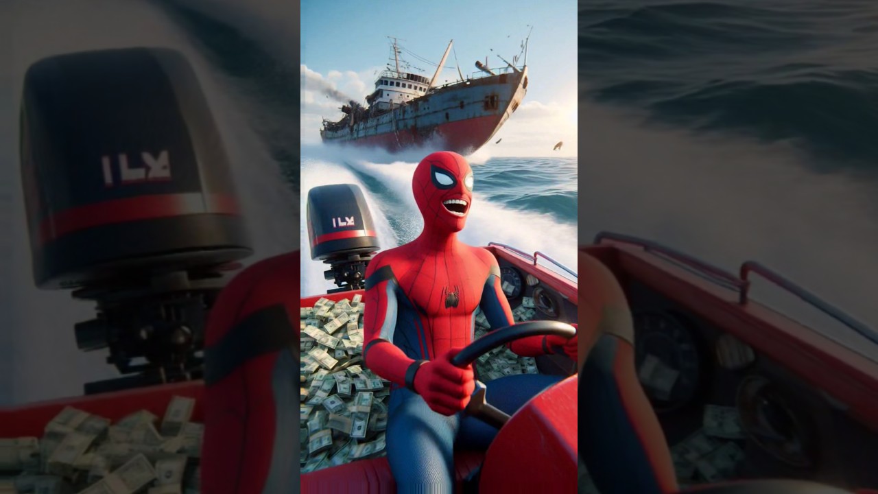 Venom se spider $10,00000 lapet liya 😂 | #shorts #ai #aivideo #spiderman #marvel #avengers