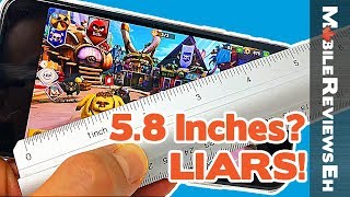 The iPhone X's screen is AWFUL for gaming. The 5.8" screen is a bit of a LIE.