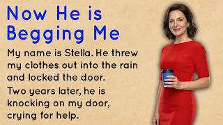 My Husband Kicked Me Out ✅ Learn English Story (A1-A2 Level) 🌧️