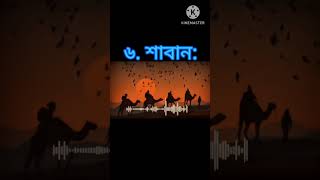 আরবি 12 মাস ও 12 ফজীলত #shorts #sahajada #islamicvideo #islamic #reels #youtube #vairal #arbic