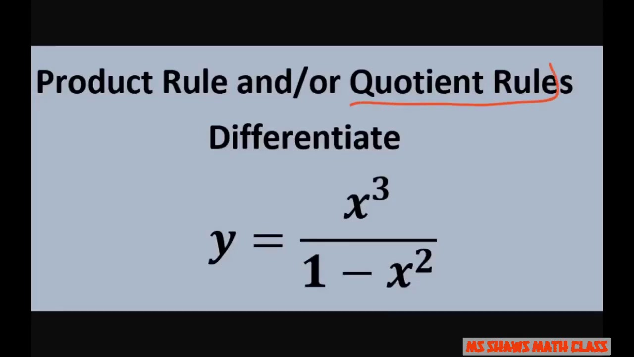 Find the derivative of x^3/(1 - x^2) with quotient rule ...