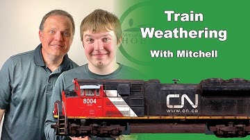 [Easy & Fast OIL & PIGMENT HO SCALE WEATHERING]-How to Weather Locomotives for Model Railroads
