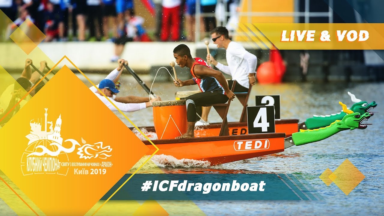 2019 ICF Dragon Boat Club Crew World Championships Kiev Ukraine / Day 4