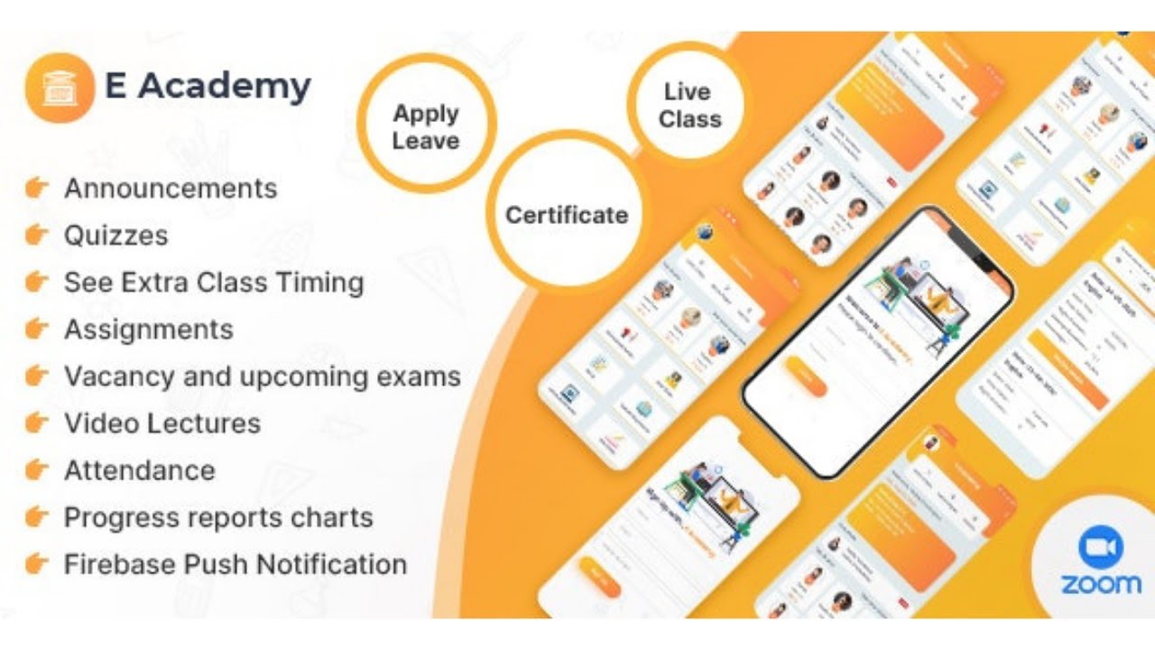 Make Online Classes And Course Management App with Admin Panel || Source Code Free download
