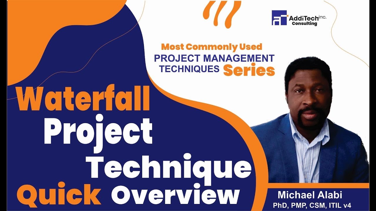 Most Commonly Used Project Management Techniques Series | Waterfall ...