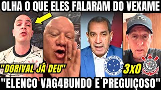 OLHA O QUE ELES FALARAM DO VEXAME DO CORINTHIANS APÓS DERROTA PARA O CRUZEIRO PELO BRASILEIRÃO 