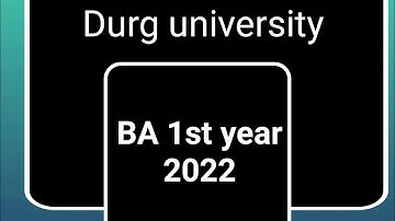 Durg university ba 1st 2022 previous year question paper #durguniversity #hemchandyadavuniversity