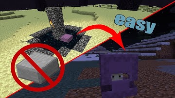 An EASY way to teleport Shulker to Overworld (1.17/1.17.1)