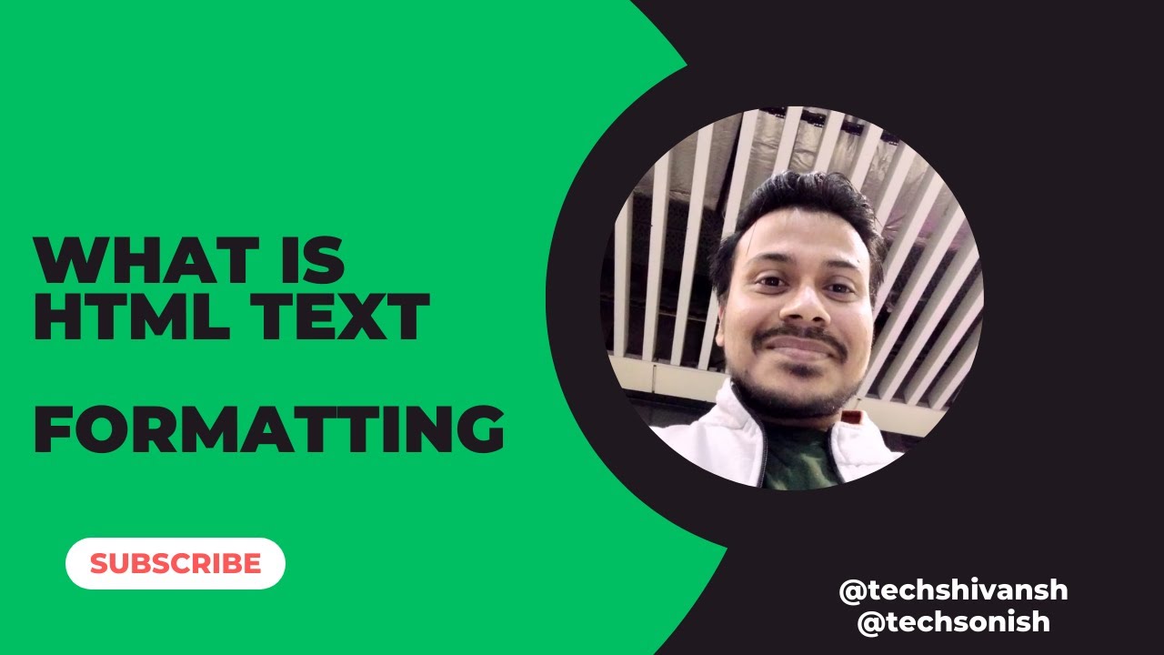 What is html text formatting - YouTube
