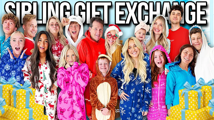 *2025* SiBLiNG GIFT EXCHANGE w/ 16 KiDS!!! 🎄☃️❄️