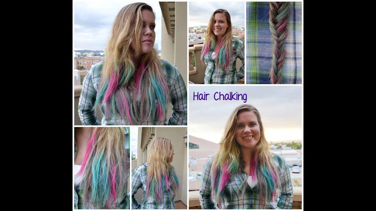 DIY Hair Chalking YouTube