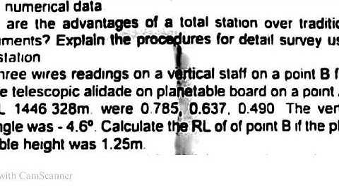 Numerical with instrumentation on Telescopic Alidade #tacheometry  #geomatics #Er.RamRatanYadav