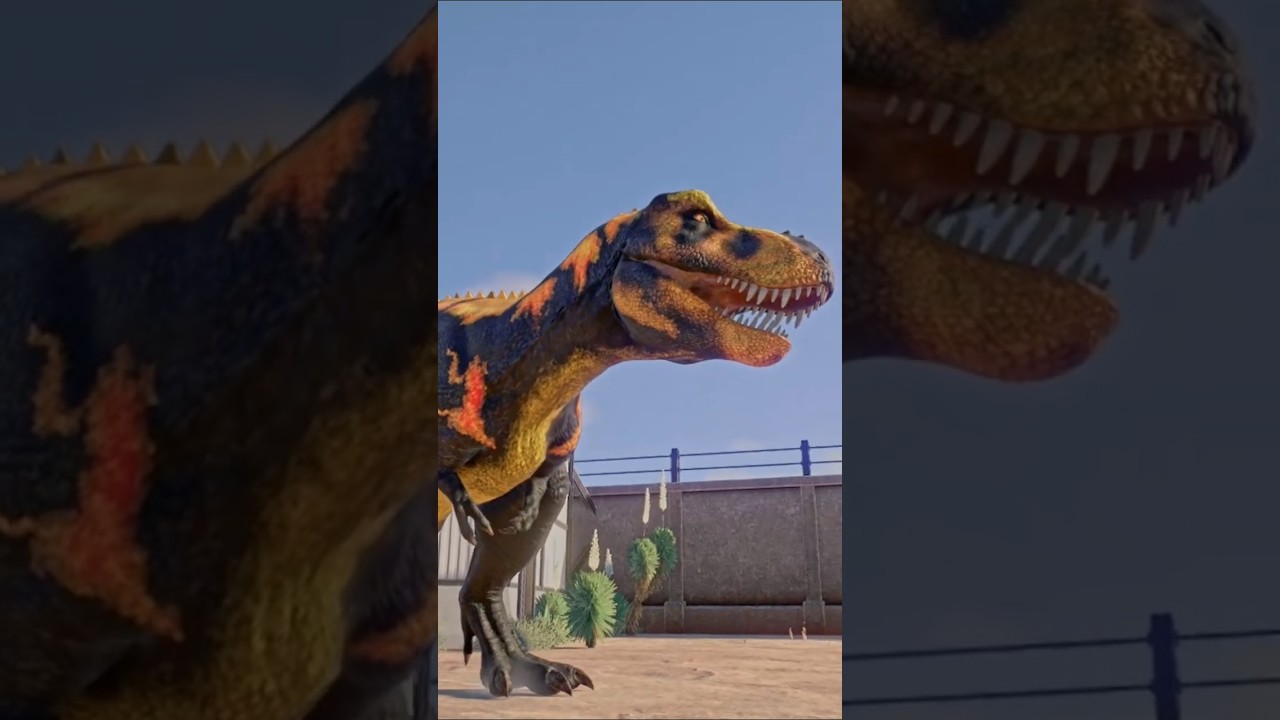 Dinosaur King Black T-Rex Vs Dinosaur King Spinosaurus | Jurassic World Evolution 2