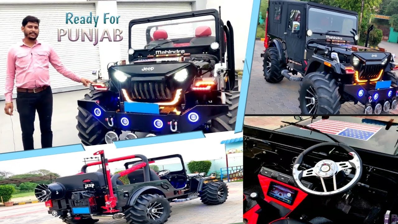 MODIFIED JEEP GOING TO HOSHIARPUR ( PUNJAB )...JAIN MOTORS @ 81990 ...