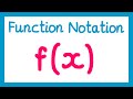 Function Notation - GCSE Higher Maths