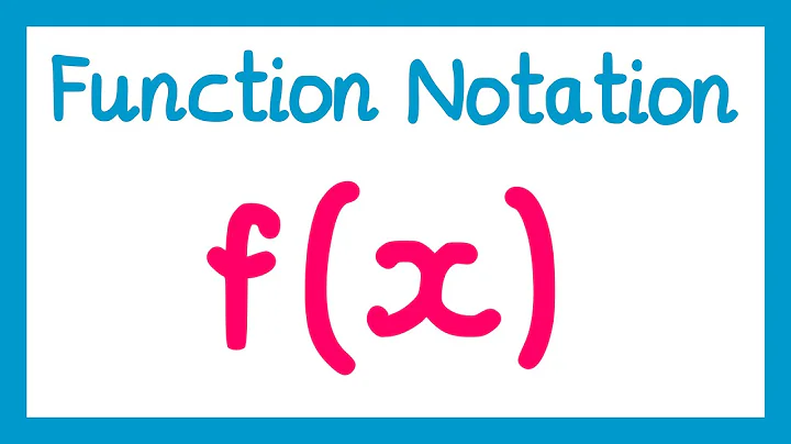 Function Notation - GCSE Higher Maths