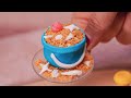 Satisfying Miniature Beach Cake For Summer | Amazing Miniature Fondant Cake #2 | Tiny Cakes