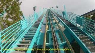 Filmed with a gopro hero2 chest mount in the front row on kraken
roller coaster at sea world orlando, florida 9/6/12