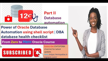 Power of Oracle Database Automation using shell script | DBA database health checklist #part 2