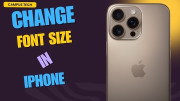 How To Change Font Size On ANY iPhone! #apple #iphone #tips #tricks