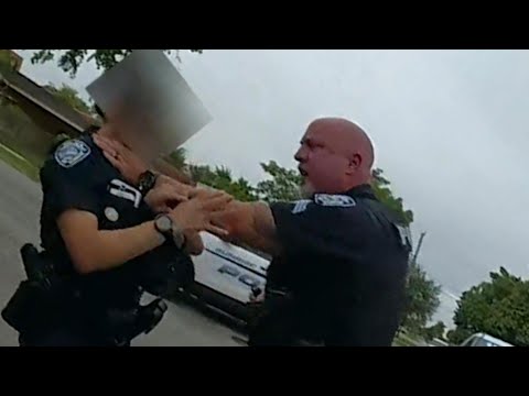 Video Shows Police Sergeant Put Hand on Fellow Officer’s Neck