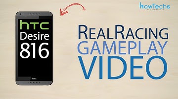 HTC Desire 816 dual sim - Real Racing 3 game play video