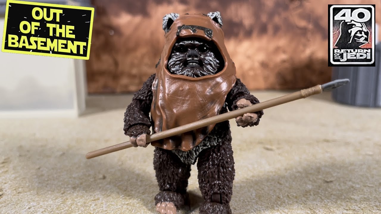 Figura Wicket De Star Wars The Black Series – 15 Cm, 40 Aniversario De El Regreso Del Jedi, Con 6 Accesorios